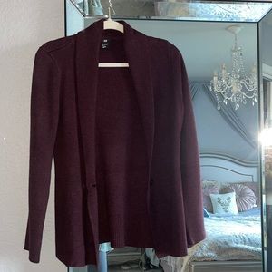 Maroon Cardigan